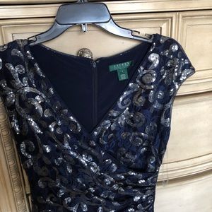 Ralph Lauren Dresses - Navy blue and silver cocktail dress Ralph Lauren Dresses - Navy blue and silver cocktail dress